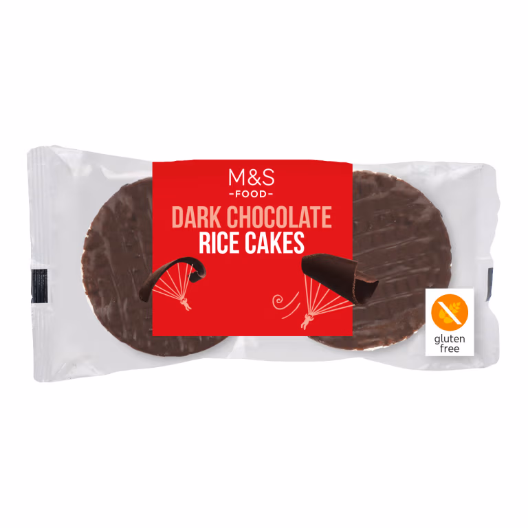 M&S 6 Dark Chocolate Rice Cakes