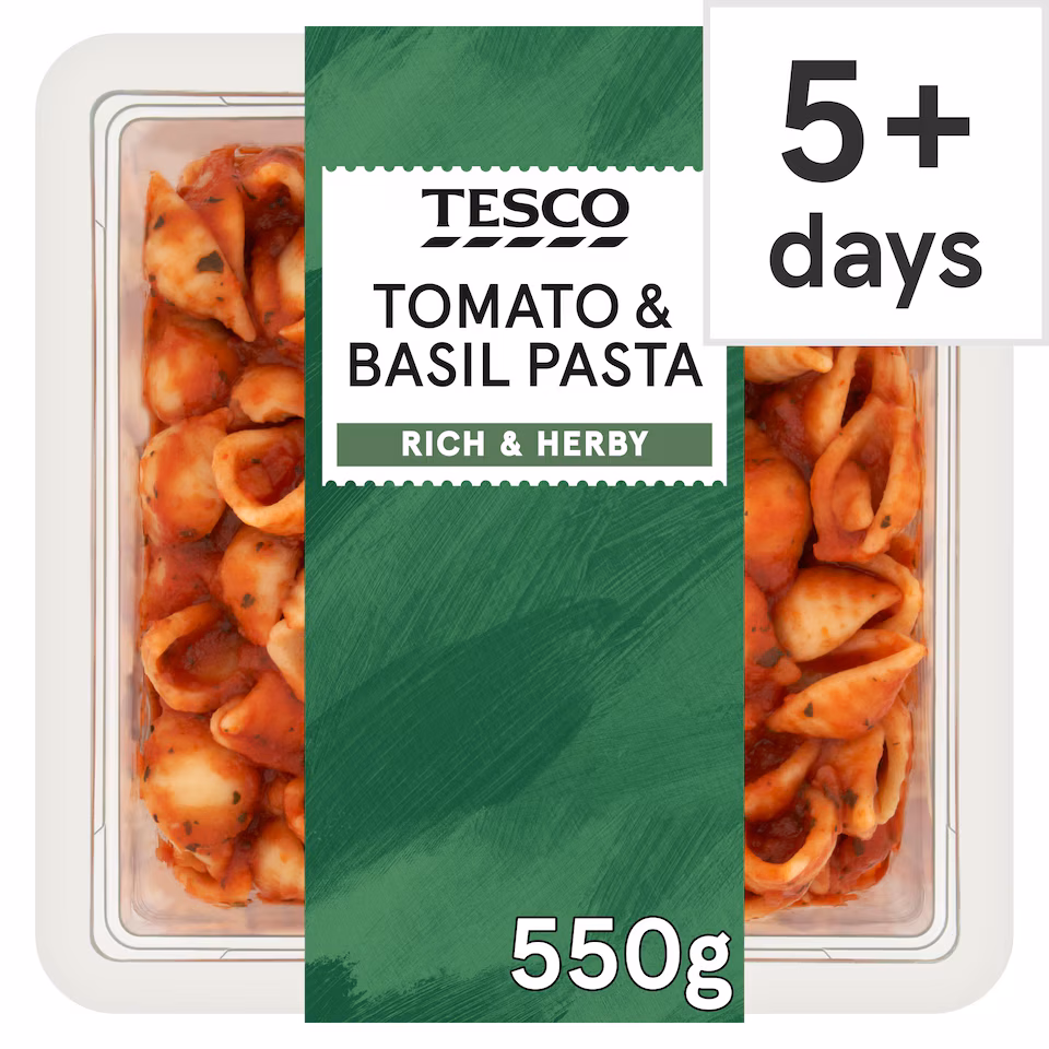 Tesco Tomato & Basil Pasta 550g