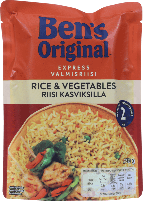 Bens Ris med Grønnsaker 250g