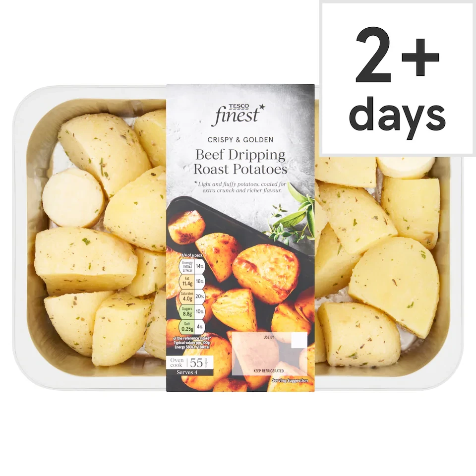 Tesco Finest Beef Dripping Roast Potatoes 800G