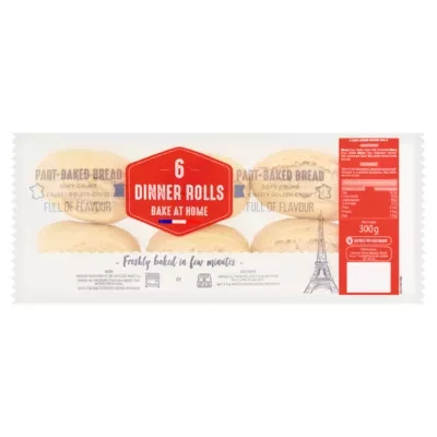Bake at Home 6 Dinner Rolls 300g