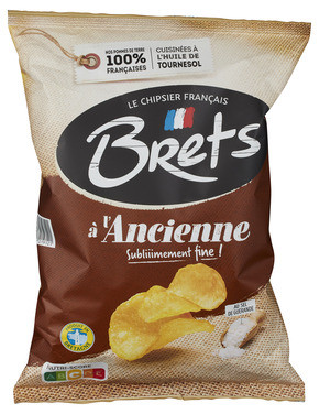 Potetchips m/Salt 125g Brets