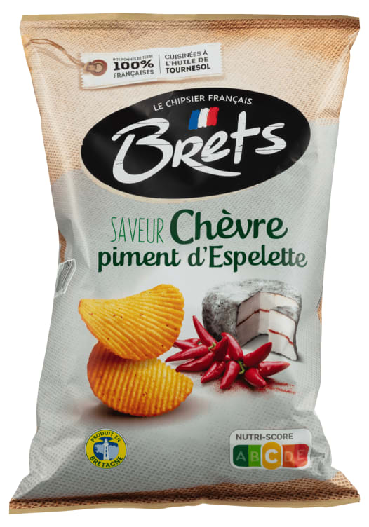 Brets Potetchips m/Chevre&Chili 125g