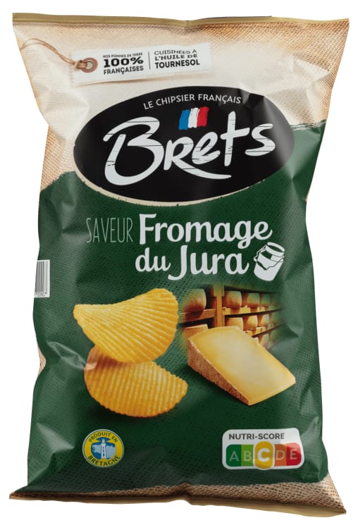 Brets Potetchips m/Comtè 125g Brets