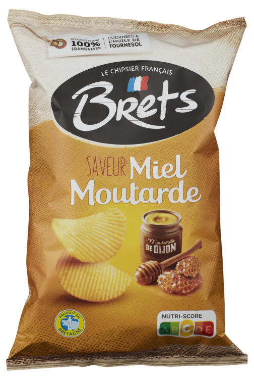Brets Potetchips m/Honning&Sennep 125g