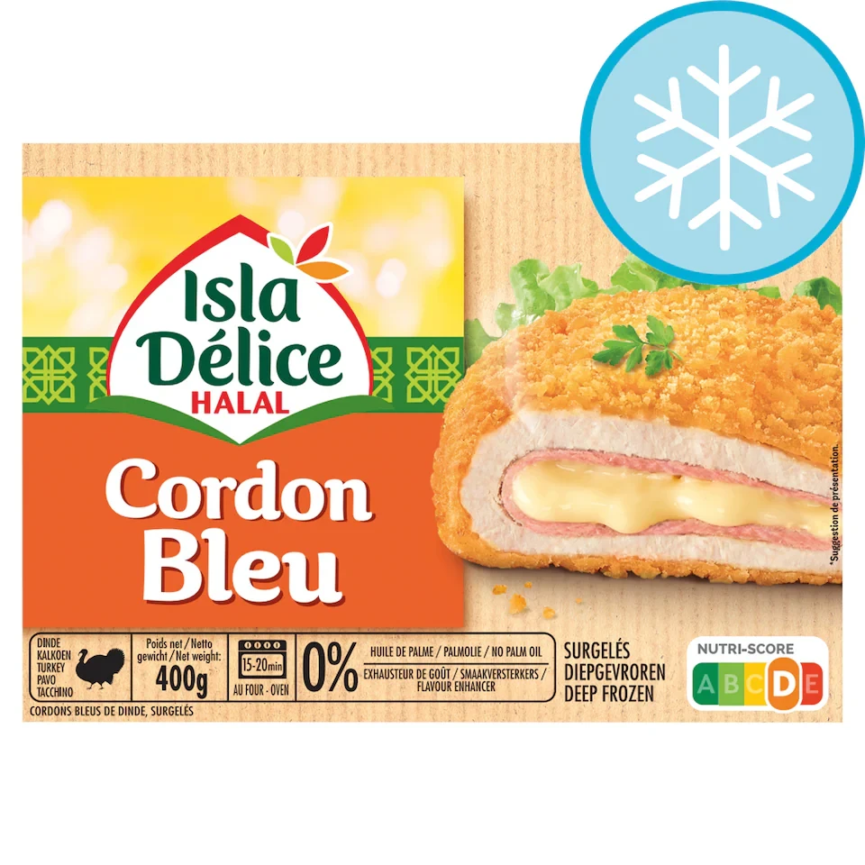 Isla Delice Halal Cordon Bleu 400g