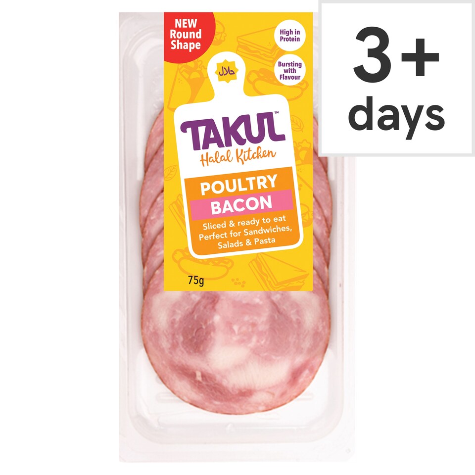 Takul Halal Kitchen Poultry Bacon 75g