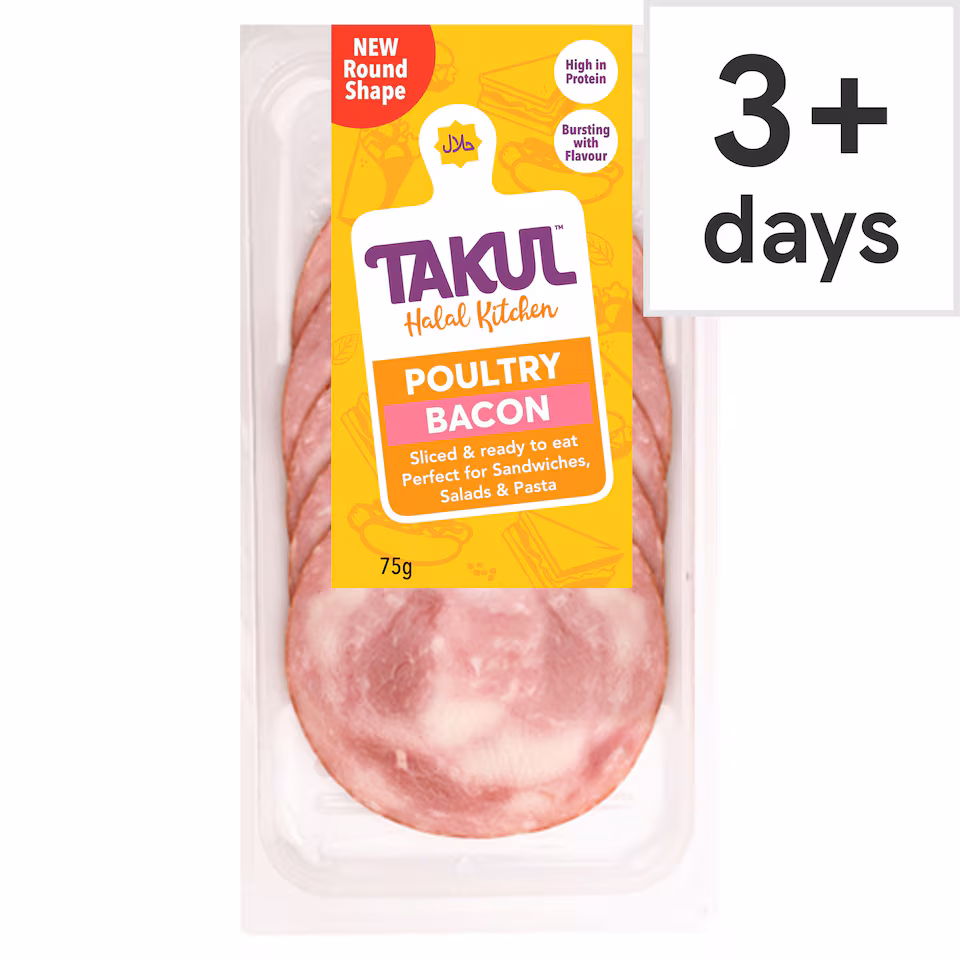 Takul Halal Kitchen Poultry Bacon 75g