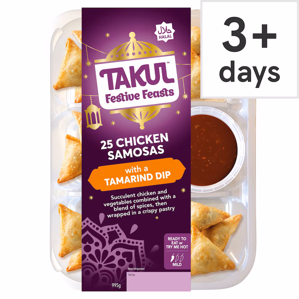 Takul Festive Feasts Chicken Samosas 995g