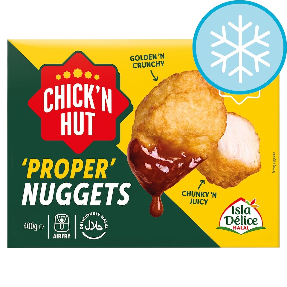Isla Delice Halal Chick'n Hut 'Proper' Chicken Nuggets 400g