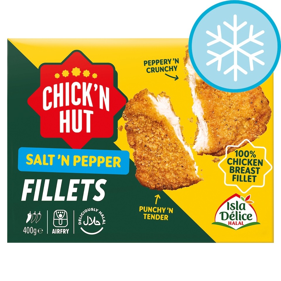 Isla Delice Halal Chick'n Hut Salt 'n Pepper Chicken Fillets 400g