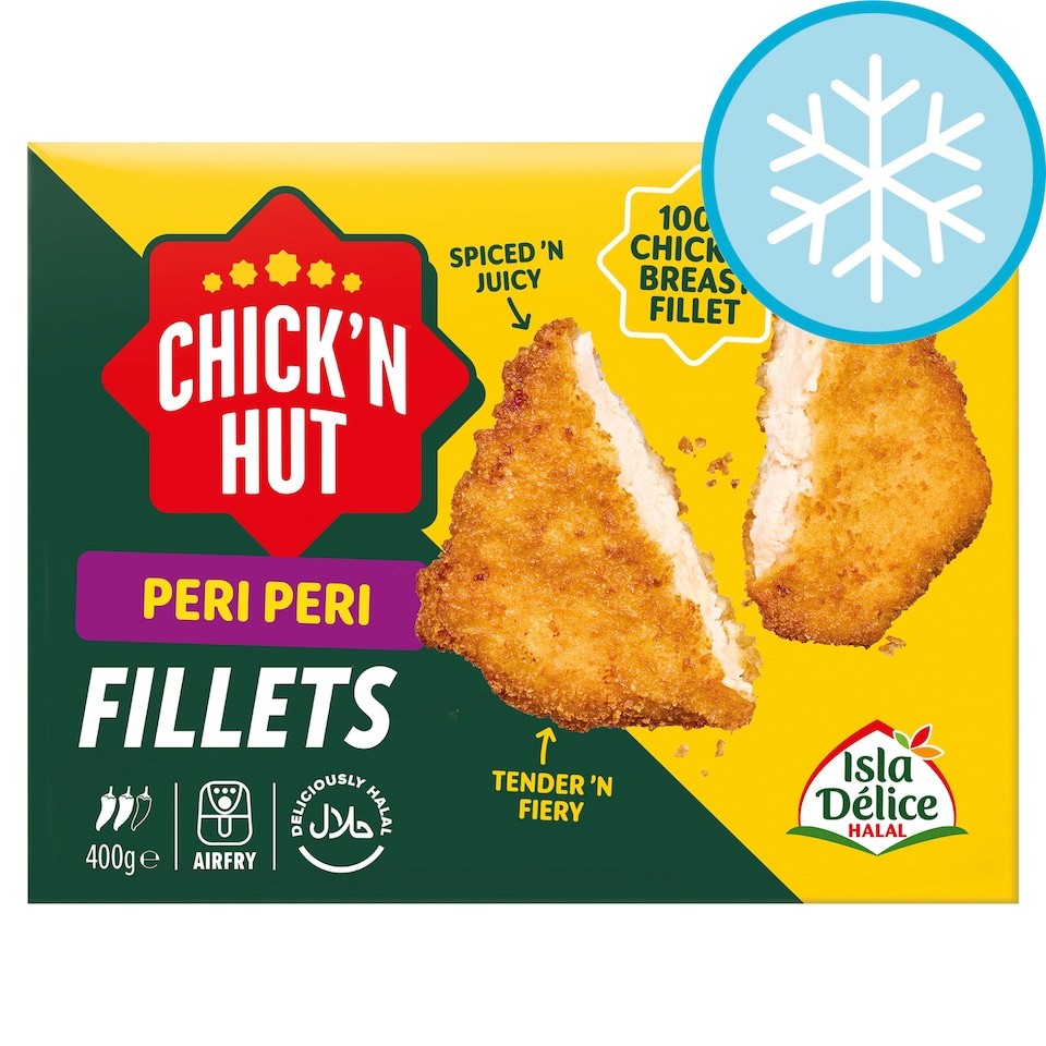 Isla Delice Halal Chick'n Hut Peri Peri Chicken Fillets 400g