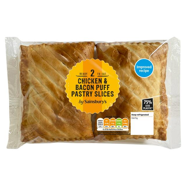 Sainsbury's Chicken & Bacon Slice x2 300g