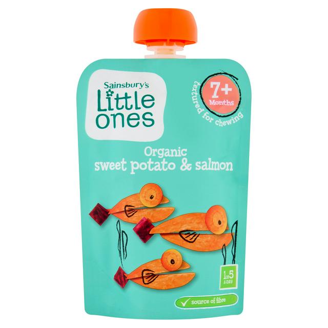 Sainsbury's Little Ones Organic Sweet Potato & Salmon 130g