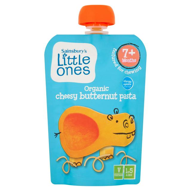 Sainsbury's Little Ones Organic Cheesy Butternut Pasta 7+ Months 130g