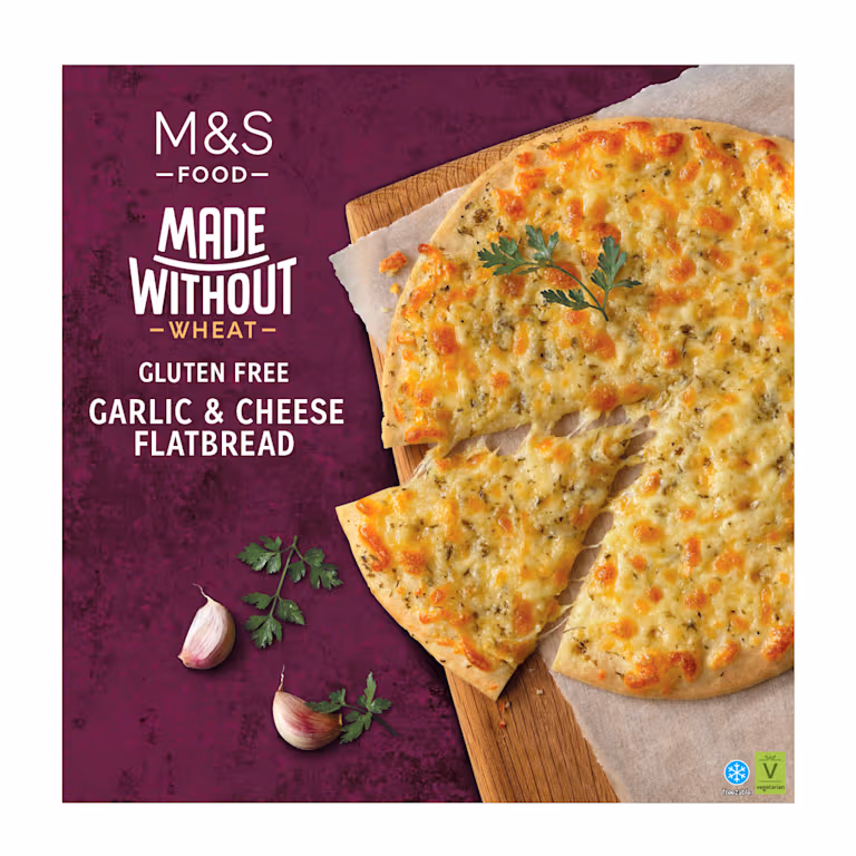 M&S Garlic & Cheese Flatbread