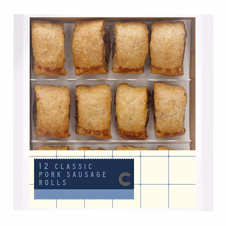 M&S 12 Collection Classic Pork Sausage Rolls