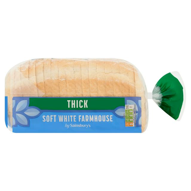 Sainsbury's Thick Soft White Farmhouse Bread 800g