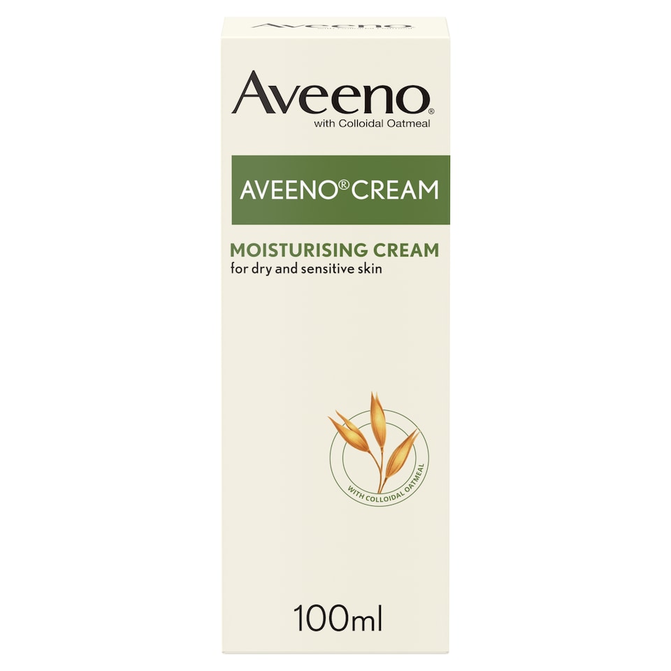 Aveeno Moisturising Cream Dry & Sensitive Skin Shea Butter  100ml