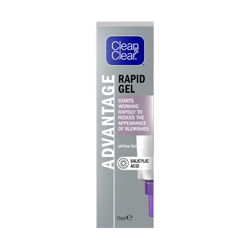 Clean & Clear Advantage Rapid Gel Blemish Reduction Skincare 15ml