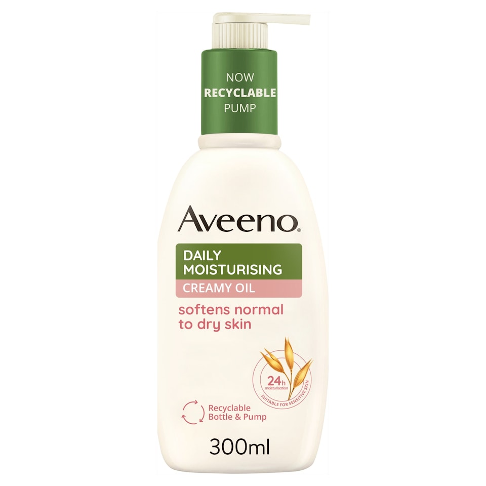 Aveeno Daily Moisturising Creamy Oil Body Lotion Moisturiser 300ml