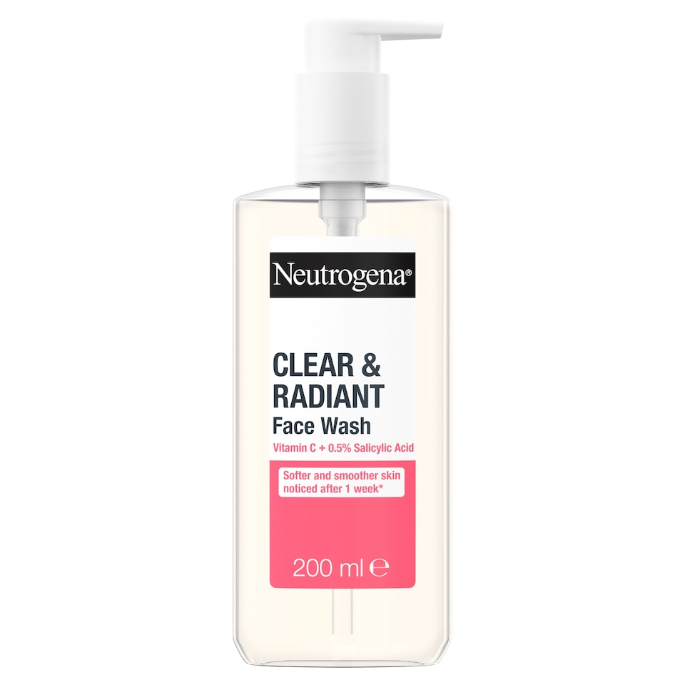 Neutrogena Clear and Radiant Face Wash 200ml