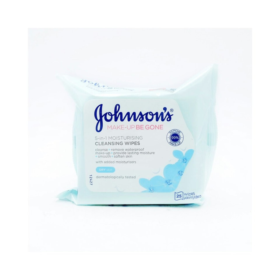 Johnsons Make Up Cleansing Face Wipes Moisturising 25's x 6