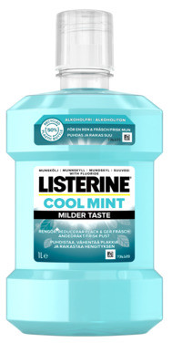 Listerine® Cool Mint Milder Taste Munnskyll, 1000ml