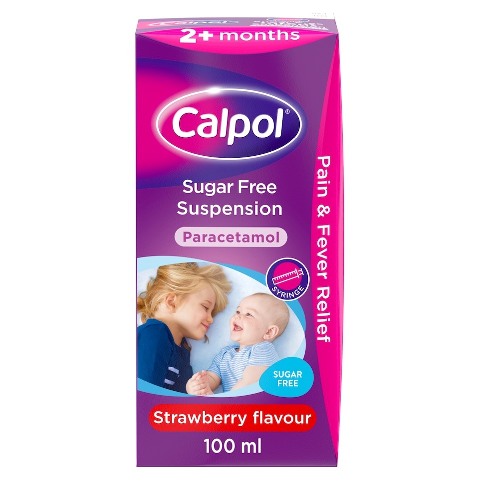 Calpol Infant Sugar-Free Oral Suspension Paracetamol 2+ Months 100ml