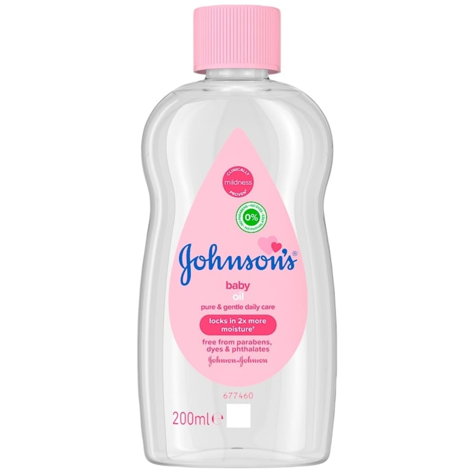 Johnsons Baby Oil 200ml x 6