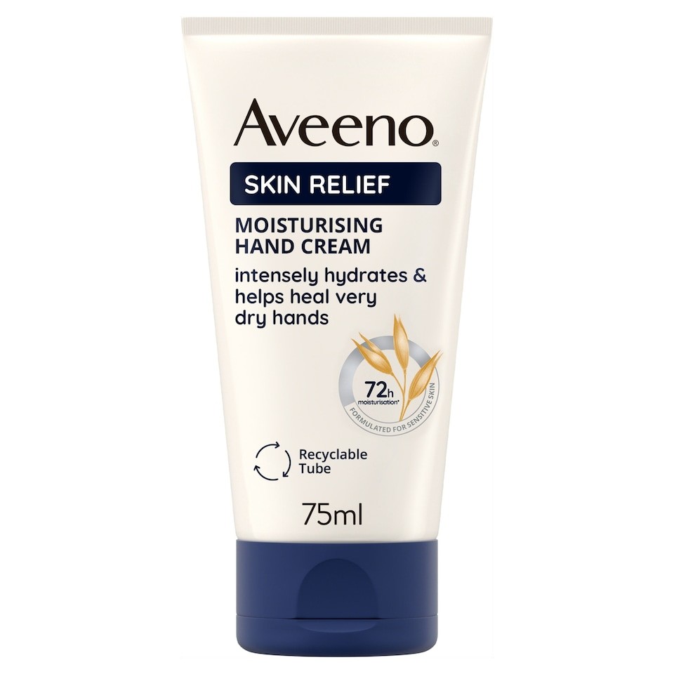 Aveeno Skin Relief Hand Cream Moisturiser for Very Dry Skin 75ml