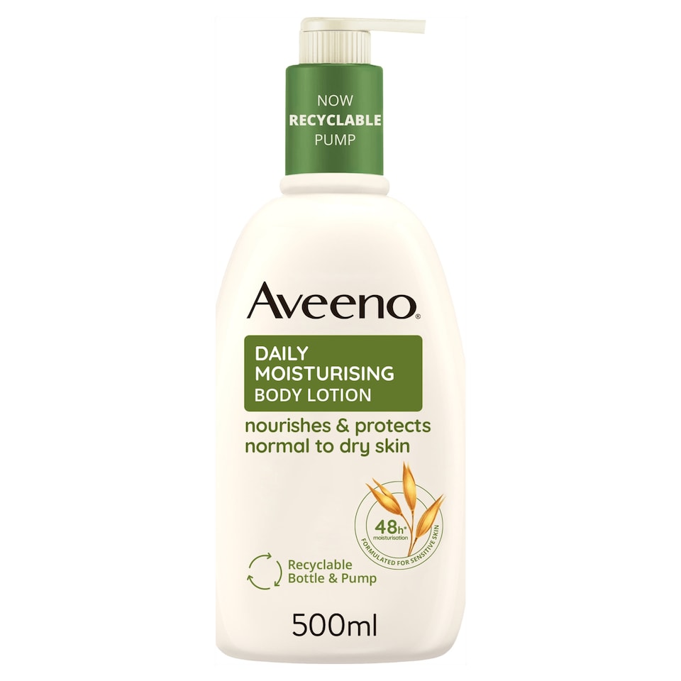 Aveeno Daily Moisturising Body Lotion Moisturiser Sensitive Skin 500ml