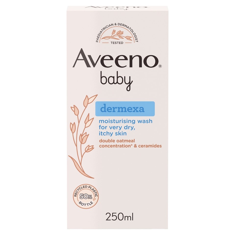 Aveeno Baby  Dermexa Moisturising Wash Dry Itchy Skin  250ml