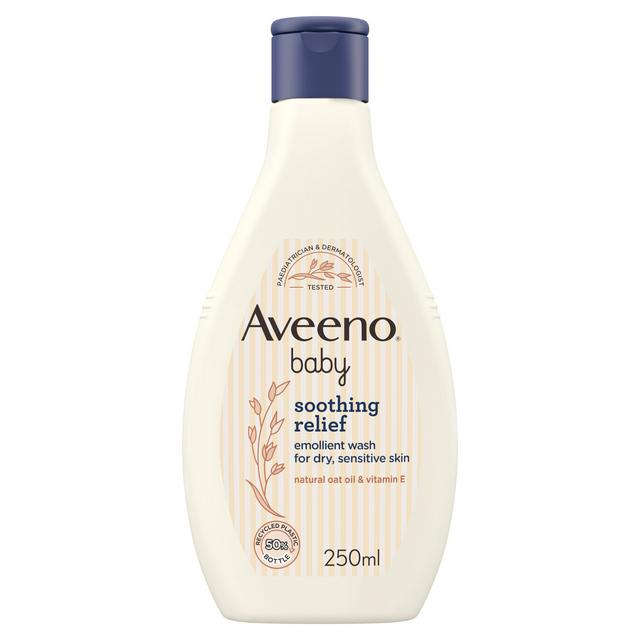 Aveeno Soothing Relief Emollient Dry Skin Baby Wash 250ml