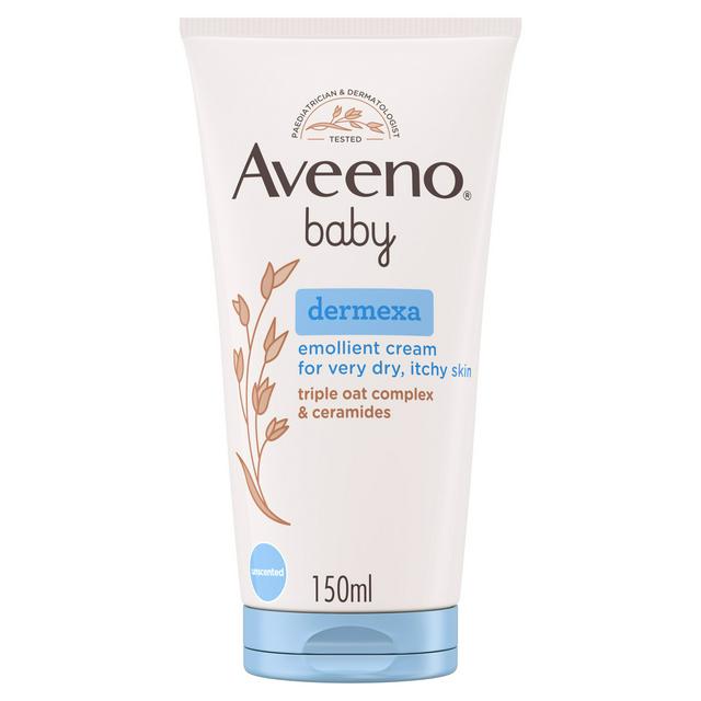 Aveeno Baby Dermexa Emollient Cream Baby Lotion Dry & Itchy Skin 150ml