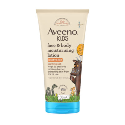 Aveeno Aveeno Kids Moisturising Face & Body Lotion, Gentle Fragrance, Suitable For Sensitive Skin, 150ml