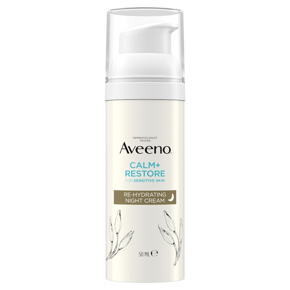 Aveeno Face CALM & RESTORE Night Face Cream Moisturiser 50ml