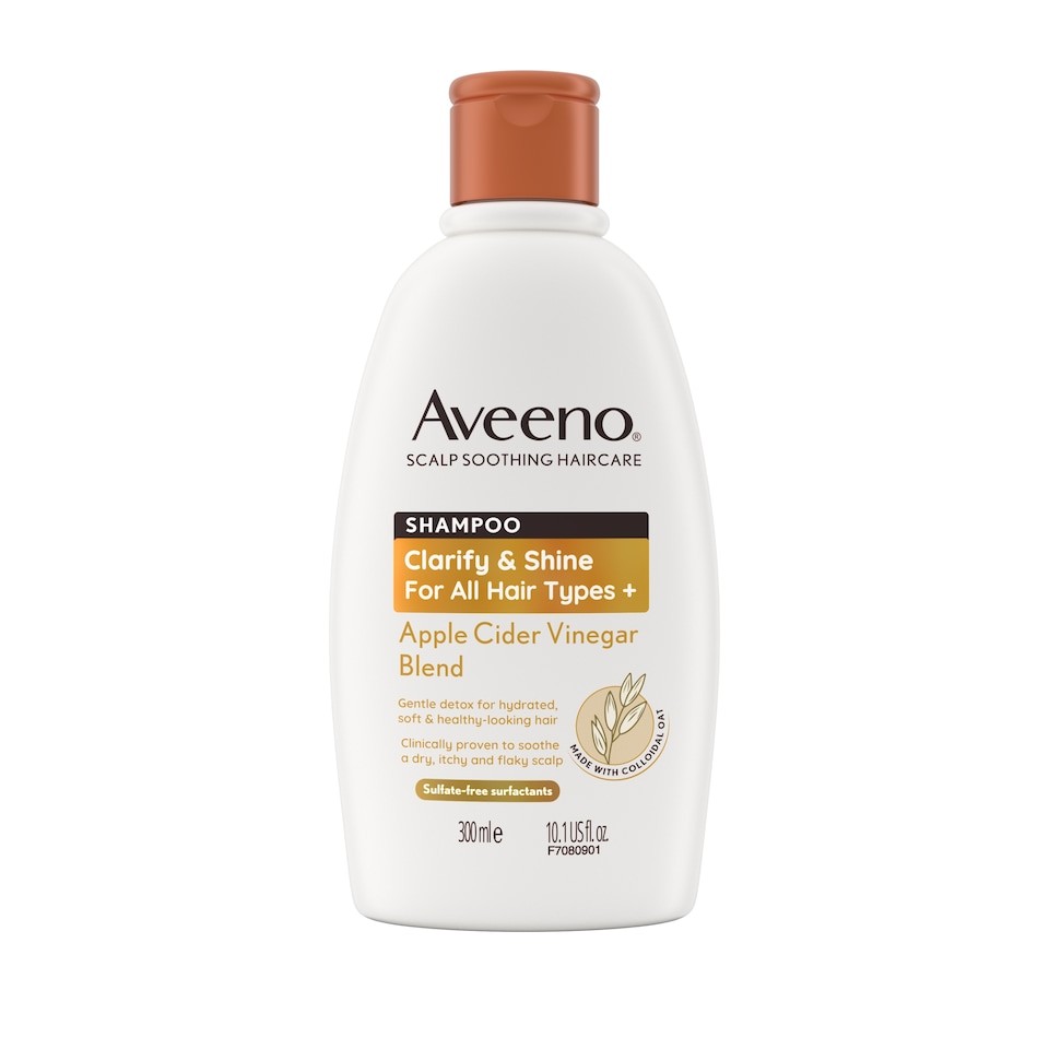 Aveeno Clarify & Shine Shampoo - Apple Cider Vinegar Blend 300ml