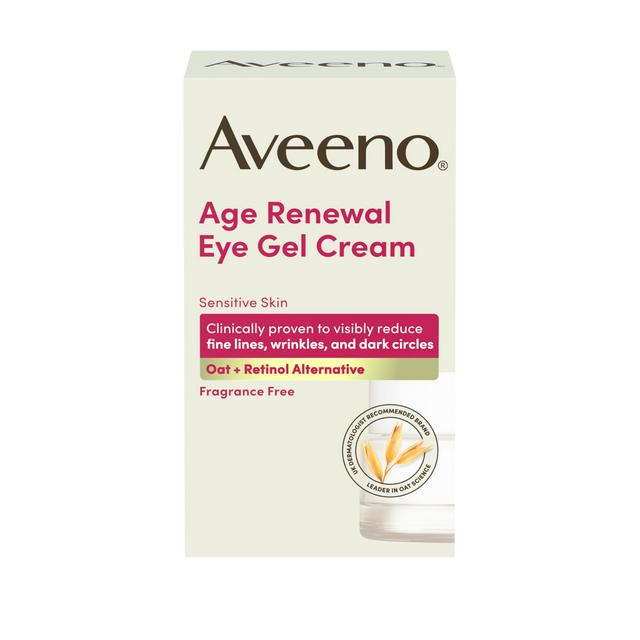 Aveeno 15ml Face Age Renewal Retinol Alternative Eye Gel Cream