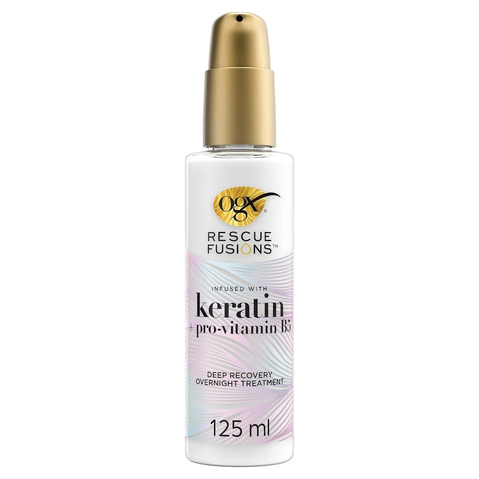 OGX Rescue Fusions Keratin Deep Recovery Overnight Treatment 125ml