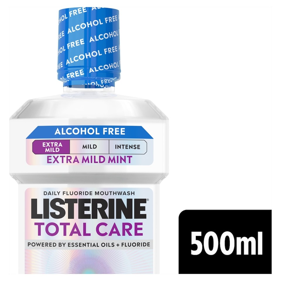 Listerine Total Care Alcohol Free Extra Mild Mint 500ml