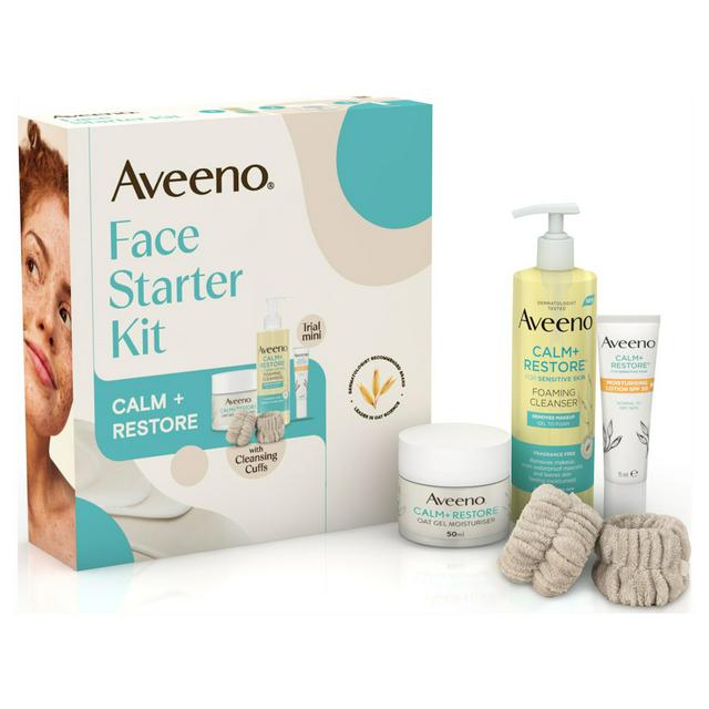 Aveeno Face Calm + Restore Starter Kit Gift Set