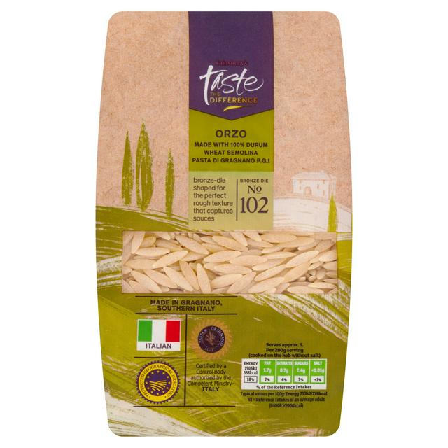 Sainsbury's Orzo Pasta, Taste the Difference 500g