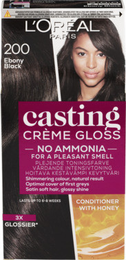 Loreal Paris Casting Creme Gloss Ebony Black 200