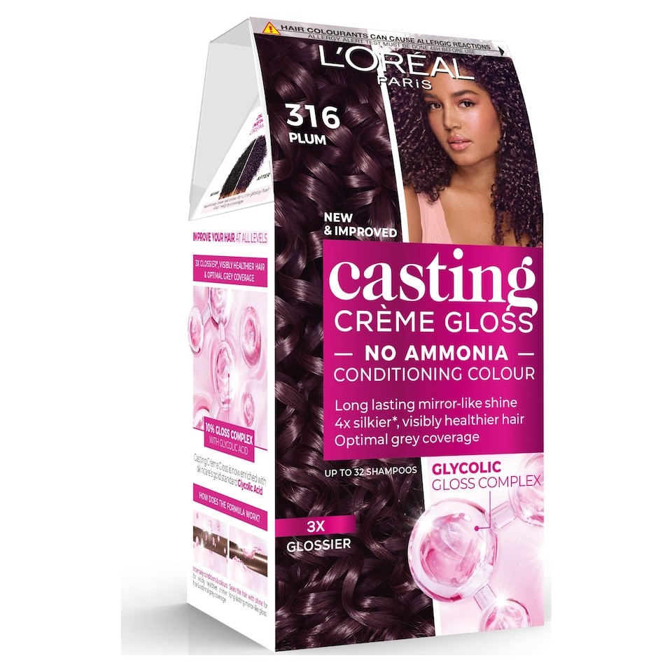 L'Oreal Paris Casting Creme Gloss 316 Plum Semi-Permanent Hair Dye