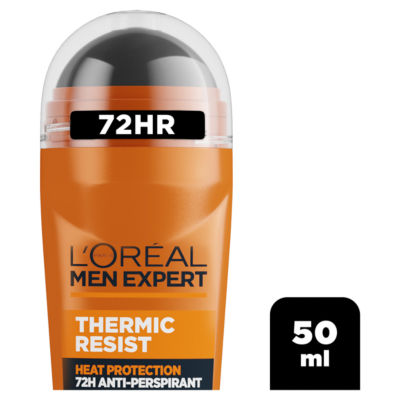 L'Oreal Men Expert Men Expert Thermic Resist Roll-On, Heat-Tested at 45°C, 72H, 50ml