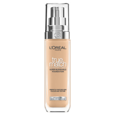 L'Oreal L'Oreal Paris Foundation True Match Liquid Foundation 5N Sand with Hyaluronic Acid & SPF 16 30ml