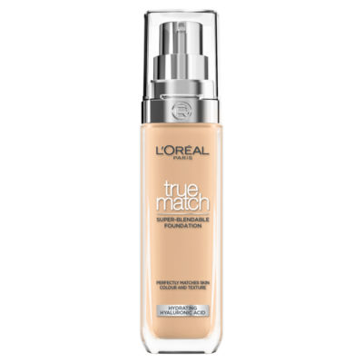 L'Oreal L'Oreal Paris Foundation True Match Liquid Foundation 3W Golden Beige, HA Acid & SPF 16 30ml