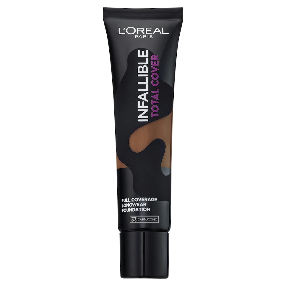 Loreal Paris Infallible Total Cover Full Coverage Longwear Foundation - Cappuccino | Brown