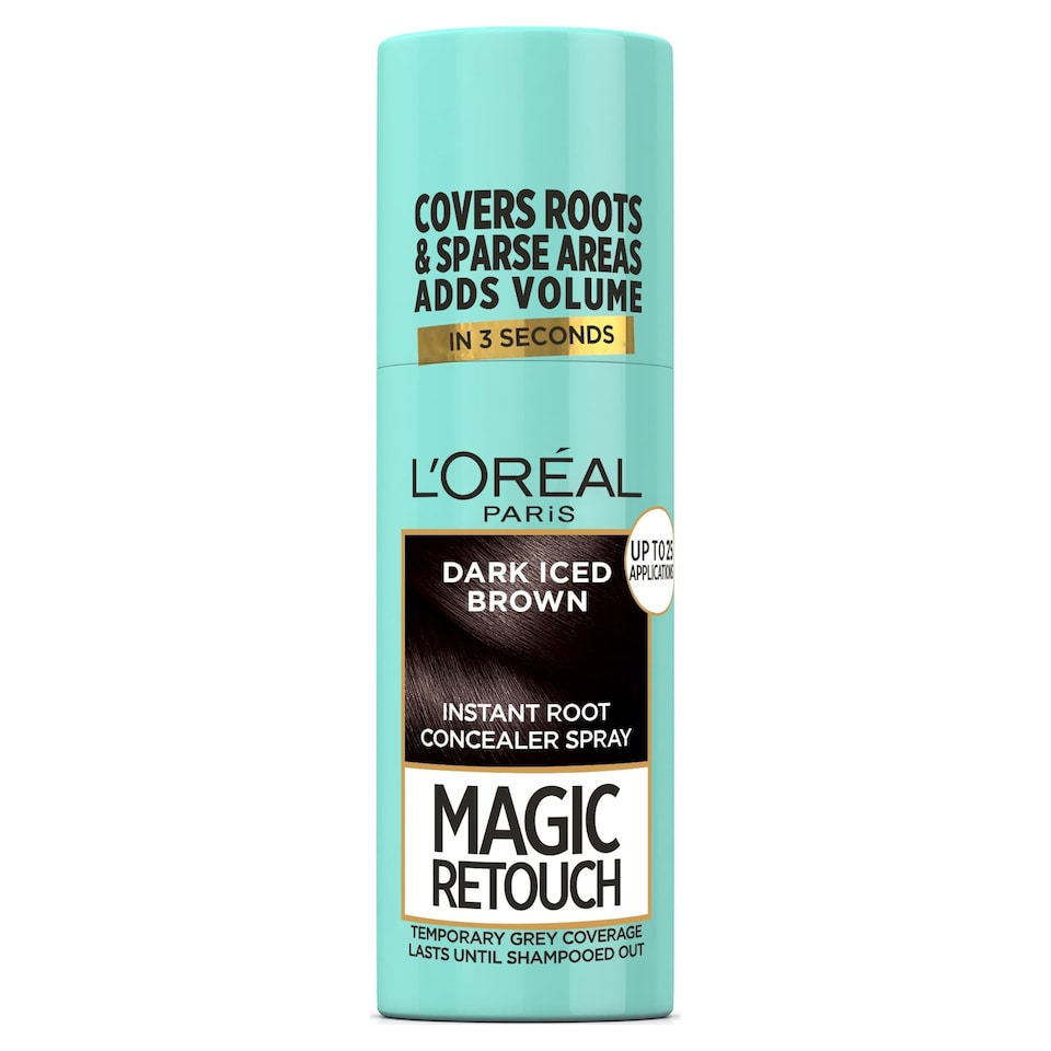 L'Oreal Paris Magic Retouch 8 Dark Iced Brown Root Touch Up Spray 75ml